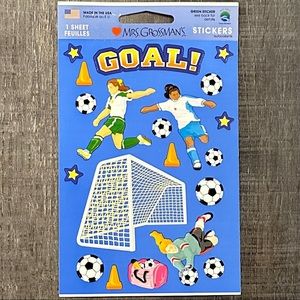 💞 New Soccer “Goal!” Scrapbook Stickers